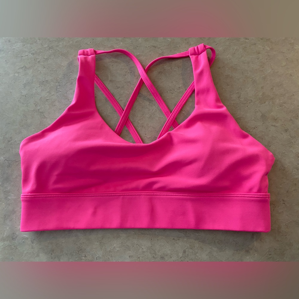 Zyia active hot pink sports bra size medium
